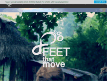 Tablet Screenshot of feetthatmove.org